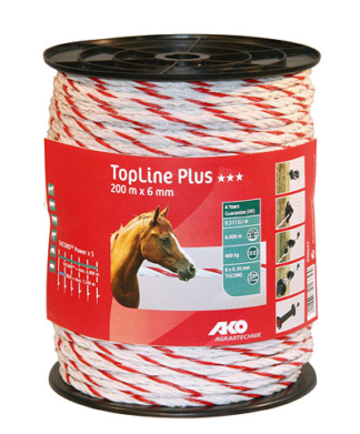 TopLine Plus Weidezaunseil 400m 6mm – GHS Landtechnik – Onlineshop