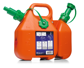 Kombikanister für 6 l Benzin und 3 l Kettenöl - orange, 49,99 €