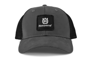 Cap Husqvarna anthrazit mit Netzeinsatz