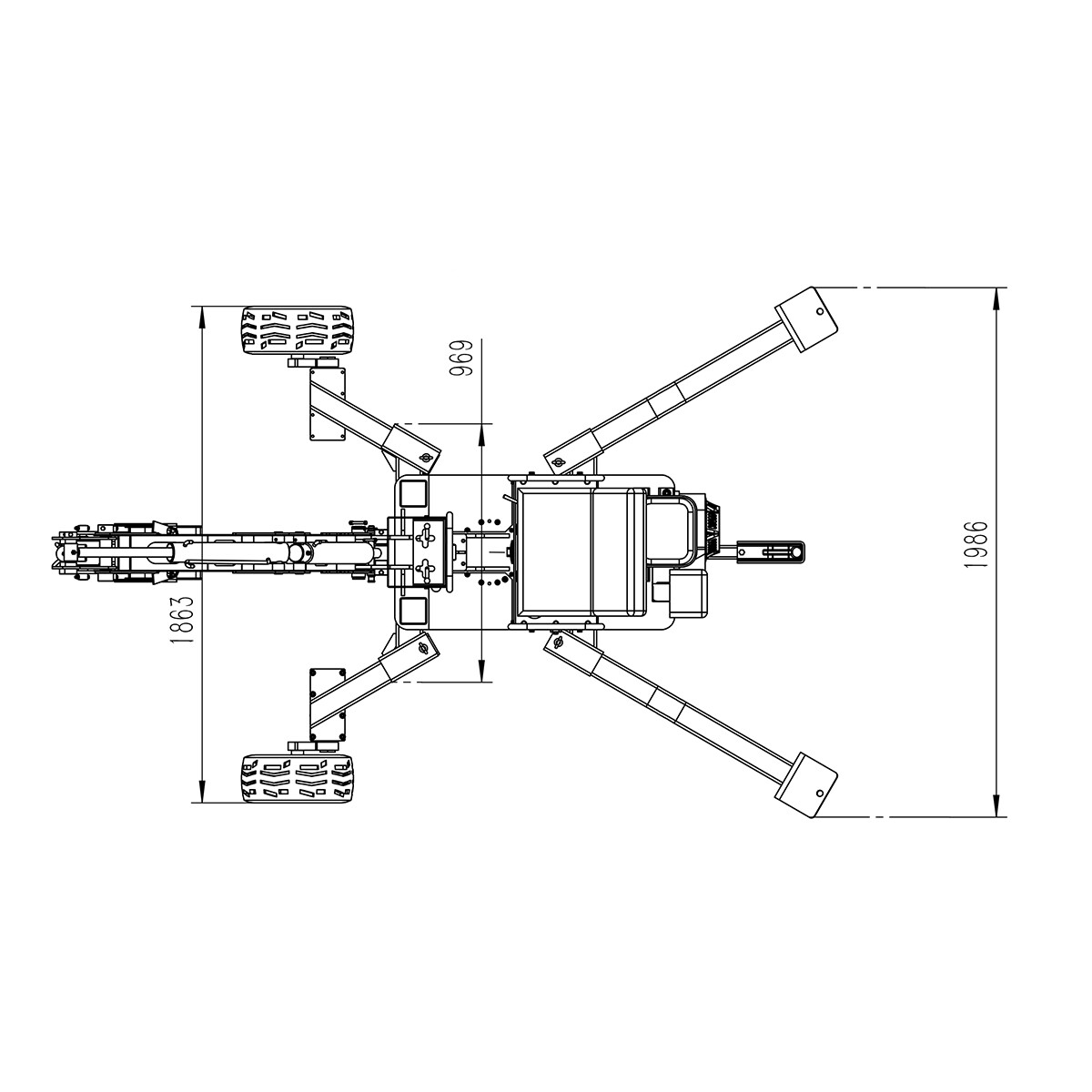 Kellfri Anbaubagger 360 für Quad – Bild 6