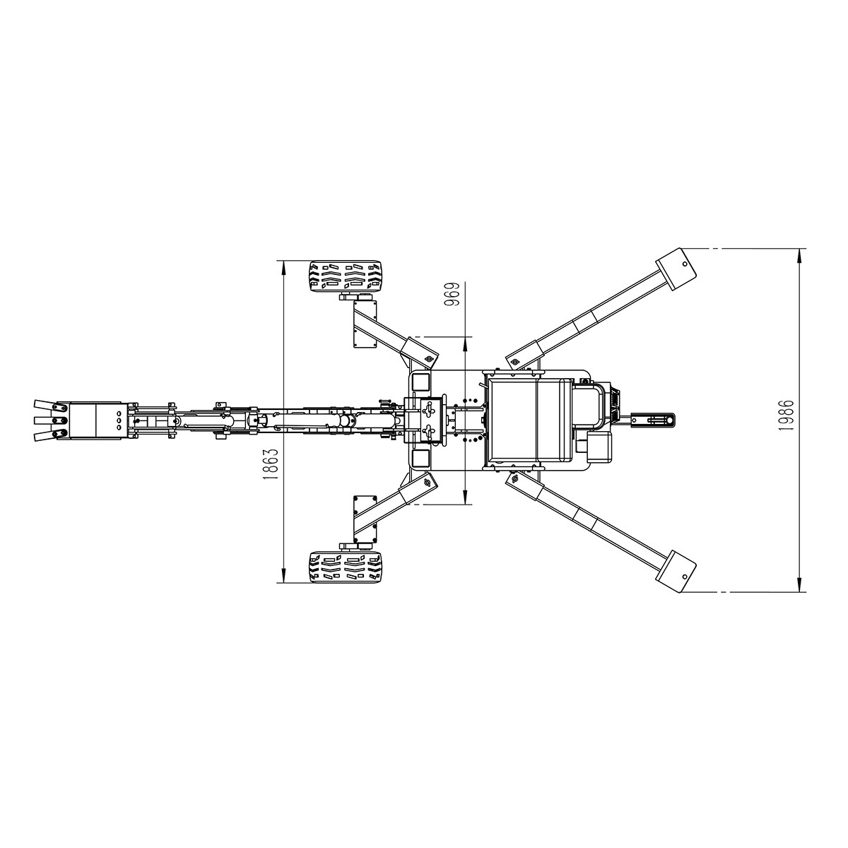 Kellfri Anbaubagger 360 für Quad – Bild 10