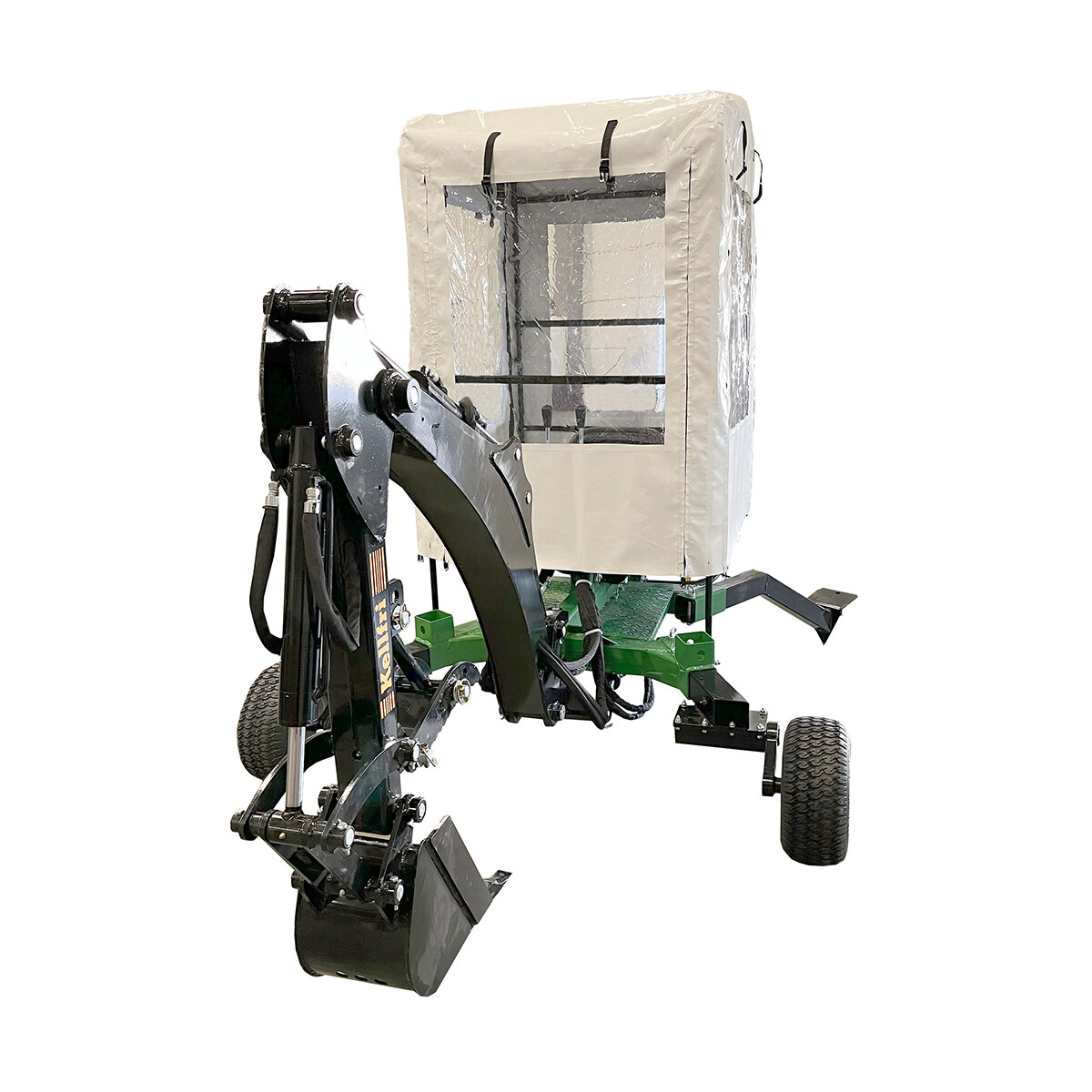 Kellfri Anbaubagger für Quad inkl. Kabine – Bild 4